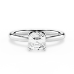 Abigail Asscher Cut Lab Grown Diamond 18Kt White Gold Engagement Ring