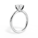 Abigail Asscher Cut Lab Grown Diamond Platinum Engagement Ring - View 3