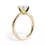 Abigail Asscher Cut Lab Grown Diamond 18Kt Yellow Gold Engagement Ring - View 2