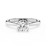 Abigail Cushion Cut Lab Grown Diamond Platinum Engagement Ring