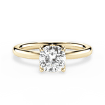 Abigail Cushion Cut Lab Grown Diamond 18Kt Yellow Gold Engagement Ring