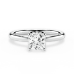 Abigail Princess Cut Lab Grown Diamond 18Kt White Gold Engagement Ring