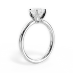 Abigail Princess Cut Lab Grown Diamond 14Kt White Gold Engagement Ring - View 4