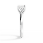 Abigail Princess Cut Lab Grown Diamond 14Kt White Gold Engagement Ring - View 2