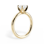 Abigail Princess Cut Lab Grown Diamond 18Kt Yellow Gold Engagement Ring - View 4