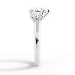 Abigail Pear Cut Lab Grown Diamond 18Kt White Gold Engagement Ring - View 3