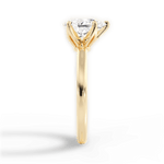Abigail Pear Cut Lab Grown Diamond 18Kt Yellow Gold Engagement Ring - View 3