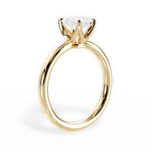 Abigail Radiant Cut Lab Grown Diamond 18Kt Yellow Gold Engagement Ring - View 2