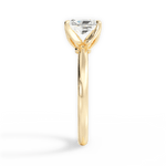 Abigail Radiant Cut Lab Grown Diamond 18Kt Yellow Gold Engagement Ring - View 3