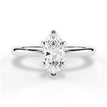 Allison Marquise Cut Lab Grown Diamond Platinum Engagement Ring