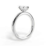 Allison Marquise Cut Lab Grown Diamond 18Kt White Gold Engagement Ring - View 3