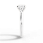 Allison Princess Cut Lab Grown Diamond 14Kt White Gold Engagement Ring - View 2