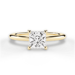 Allison Princess Cut Lab Grown Diamond 18Kt Yellow Gold Engagement Ring