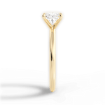 Allison Princess Cut Lab Grown Diamond 18Kt Yellow Gold Engagement Ring - View 2