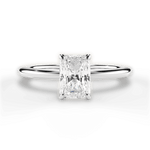 Allison Radiant Cut Lab Grown Diamond 14Kt White Gold Engagement Ring