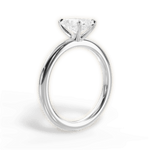 Allison Radiant Cut Lab Grown Diamond 14Kt White Gold Engagement Ring - View 3