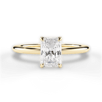 Allison Radiant Cut Lab Grown Diamond 18Kt Yellow Gold Engagement Ring