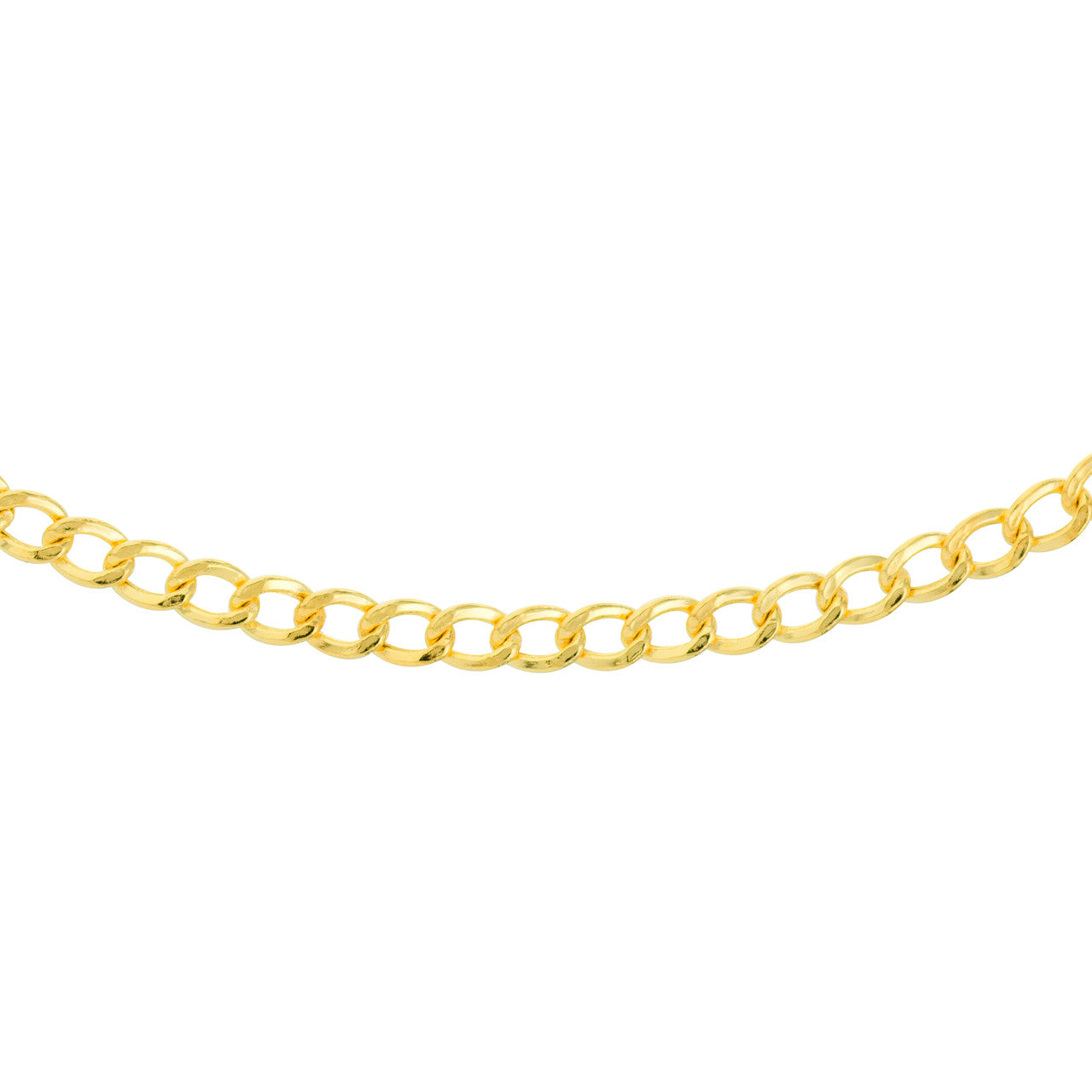 14kt Yellow Gold Cuban Curb Chain Adjustable Choker