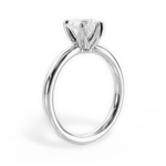 Abigail Heart Cut Lab Grown Diamond 14Kt White Gold Engagement Ring - View 4