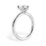 Angela Heart Cut Lab Grown Diamond 18Kt White Gold Engagement Ring - View 4