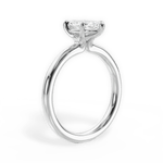 Angela Marquise Cut Lab Grown Diamond 14Kt White Gold Engagement Ring - View 4