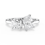 Alice Radiant Cut Lab Grown Diamond 18Kt White Gold Engagement Ring