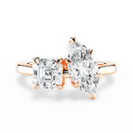 Alice Marquise Cut Lab Grown Diamond 18Kt Rose Gold Engagement Ring