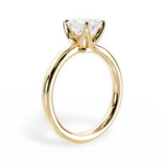 Abigail Emerald Cut Lab Grown Diamond 18Kt Yellow Gold Engagement Ring - View 4