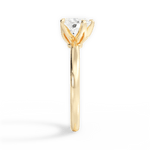 Abigail Heart Cut Lab Grown Diamond 18Kt Yellow Gold Engagement Ring - View 3