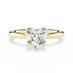 Abigail Heart Cut Lab Grown Diamond 18Kt Yellow Gold Engagement Ring