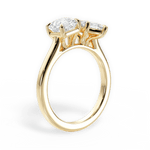 Alice Marquise Cut Lab Grown Diamond 18Kt Yellow Gold Engagement Ring - View 3