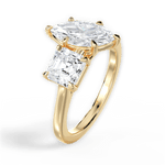 Alice Marquise Cut Lab Grown Diamond 18Kt Yellow Gold Engagement Ring - View 4