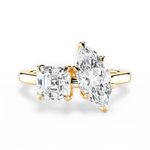 Alice Marquise Cut Lab Grown Diamond 18Kt Yellow Gold Engagement Ring