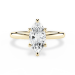 Angela Marquise Cut Lab Grown Diamond 18Kt Yellow Gold Engagement Ring