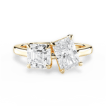 Alice Radiant Cut Lab Grown Diamond 18Kt Yellow Gold Engagement Ring