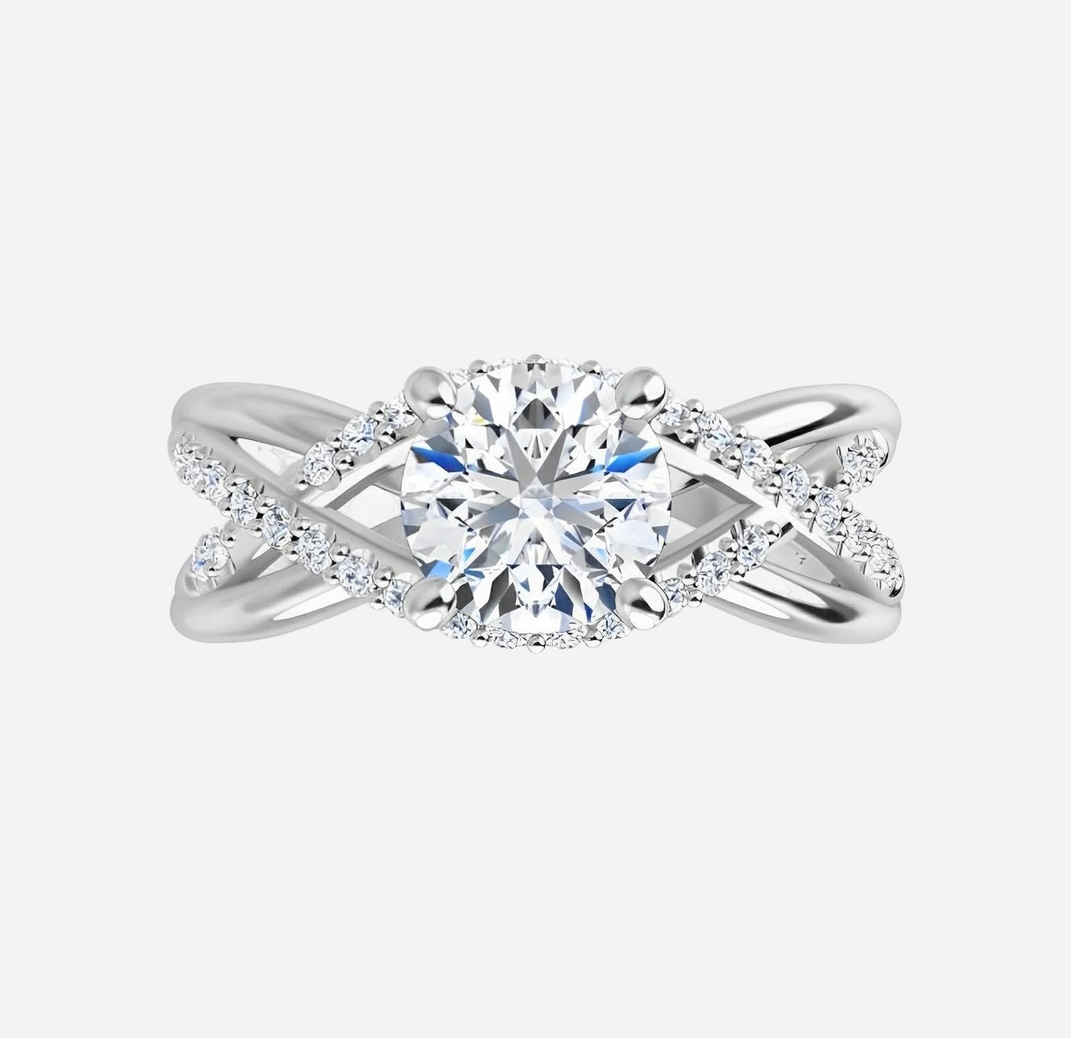 14kt yellow gold natural diamond ring