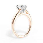 Adriana Heart Cut Lab Grown Diamond 18Kt Rose Gold Engagement Ring - View 2