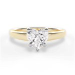 Adriana Heart Cut Lab Grown Diamond 18Kt Yellow Gold Engagement Ring