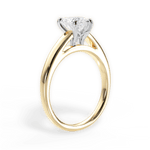 Adriana Heart Cut Lab Grown Diamond 18Kt Yellow Gold Engagement Ring - View 4