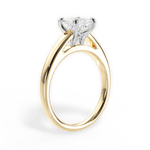 Adriana Princess Cut Lab Grown Diamond 18Kt Yellow Gold Engagement Ring - View 2