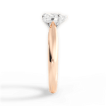 Amy Heart Cut Lab Grown Diamond 18Kt Rose Gold Engagement Ring - View 2