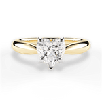 Amy Heart Cut Lab Grown Diamond 18Kt Yellow Gold Engagement Ring