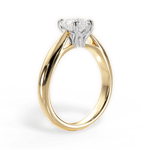 Amy Heart Cut Lab Grown Diamond 18Kt Yellow Gold Engagement Ring - View 3