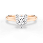 Anastasia Heart Cut Lab Grown Diamond 18Kt Rose Gold Engagement Ring