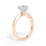 Anastasia Heart Cut Lab Grown Diamond 18Kt Rose Gold Engagement Ring - View 4