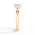 Anastasia Heart Cut Lab Grown Diamond 18Kt Rose Gold Engagement Ring - View 2