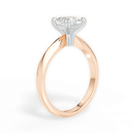 Anastasia Princess Cut Lab Grown Diamond 18Kt Rose Gold Engagement Ring - View 2
