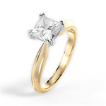Anastasia Princess Cut Lab Grown Diamond 18Kt Yellow Gold Engagement Ring - View 3