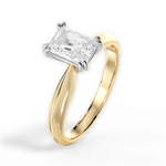 Anastasia Radiant Cut Lab Grown Diamond 18Kt Yellow Gold Engagement Ring - View 4