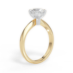 Anastasia Round Cut Lab Grown Diamond 18Kt Yellow Gold Engagement Ring - View 4